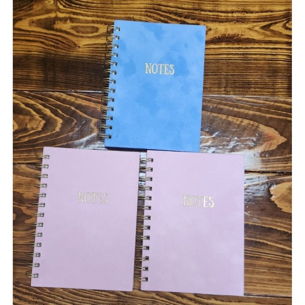 Notebook spiral Notes Lot Of 3 backpack, pocketbook, office